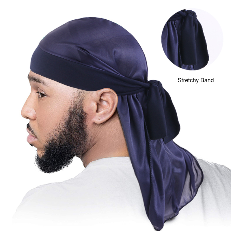Men's Silky Durags Bandanas Tu - Men'S Fashion With Hat 评论和价格