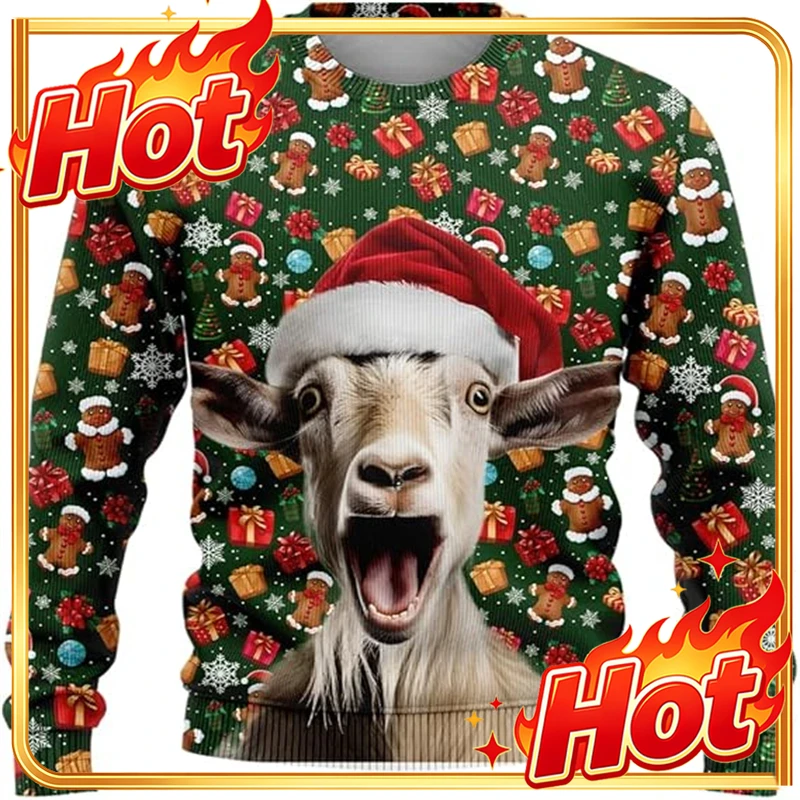 Funny Animal Goat Graphic Ugly - Mens Fashion Clothes 评论和价格