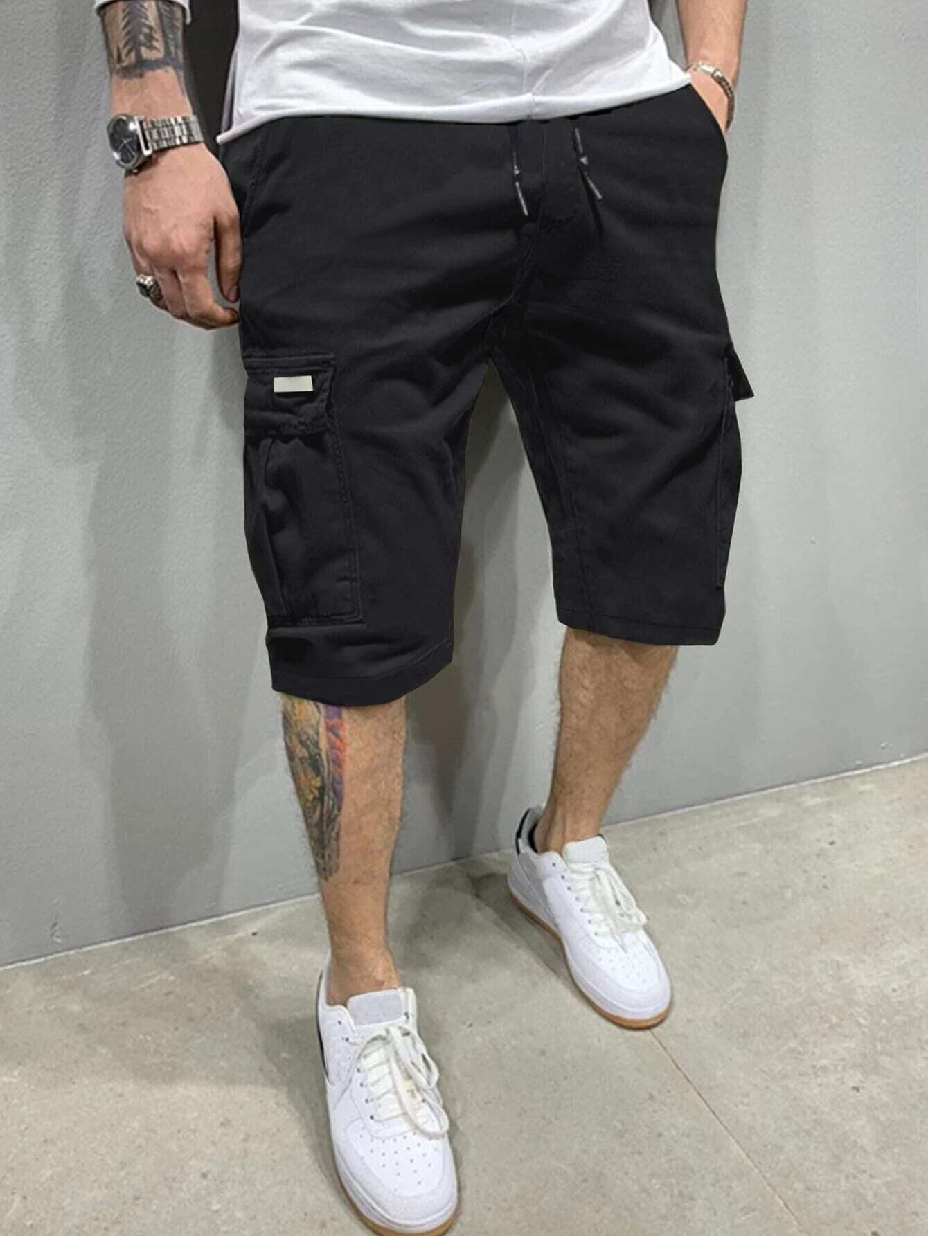 Summer men's cropped pants, fa - Men'S Fashion Videos 评论和价格