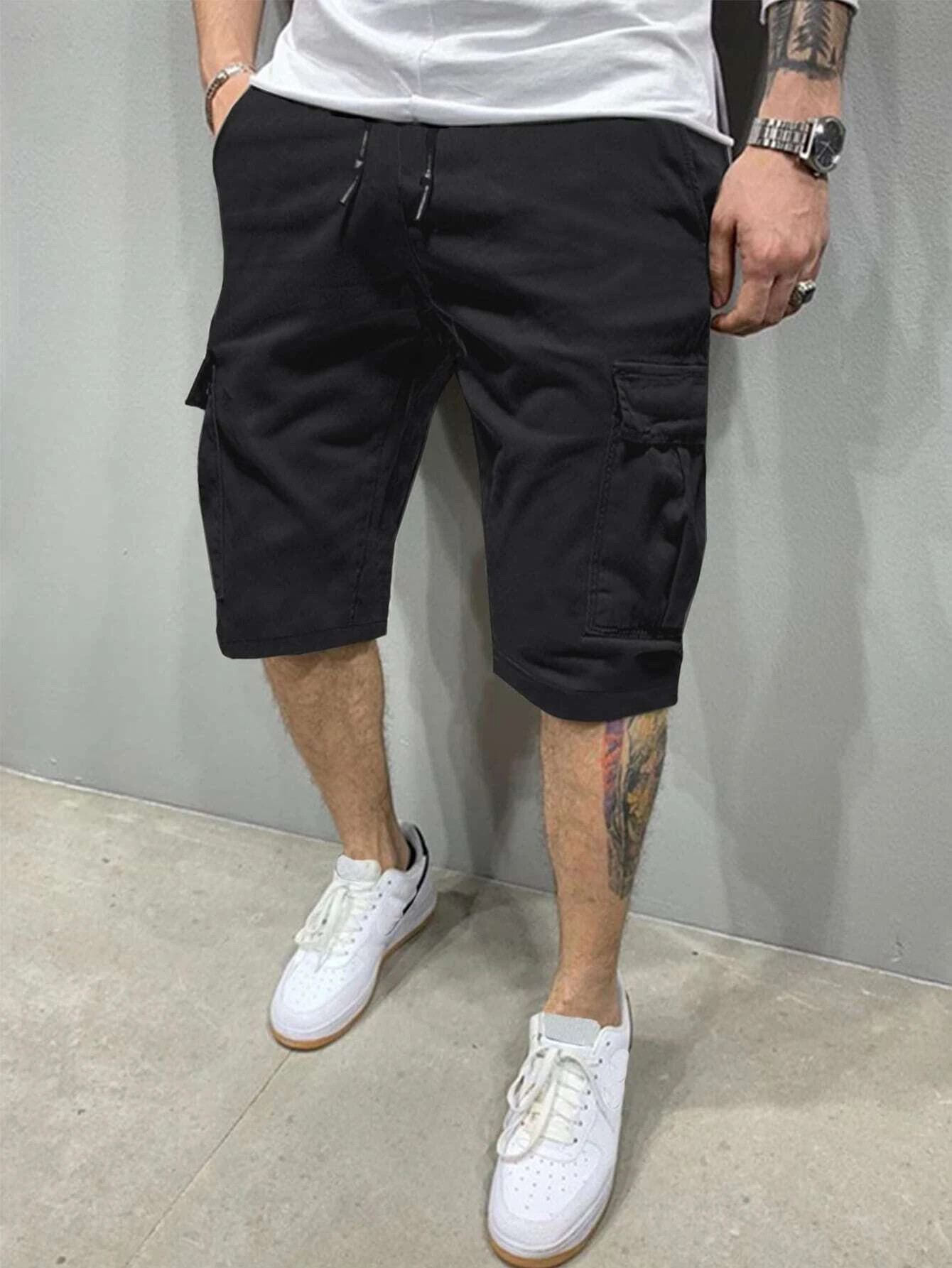 Summer men's cropped pants, fa - Men'S Fashion Videos 评论和价格