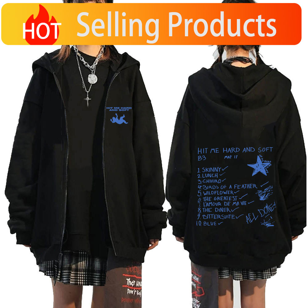 Hit Me Hard and Soft 2024 Tour - Mens Fashion Zip Up Hoodies 评论和价格