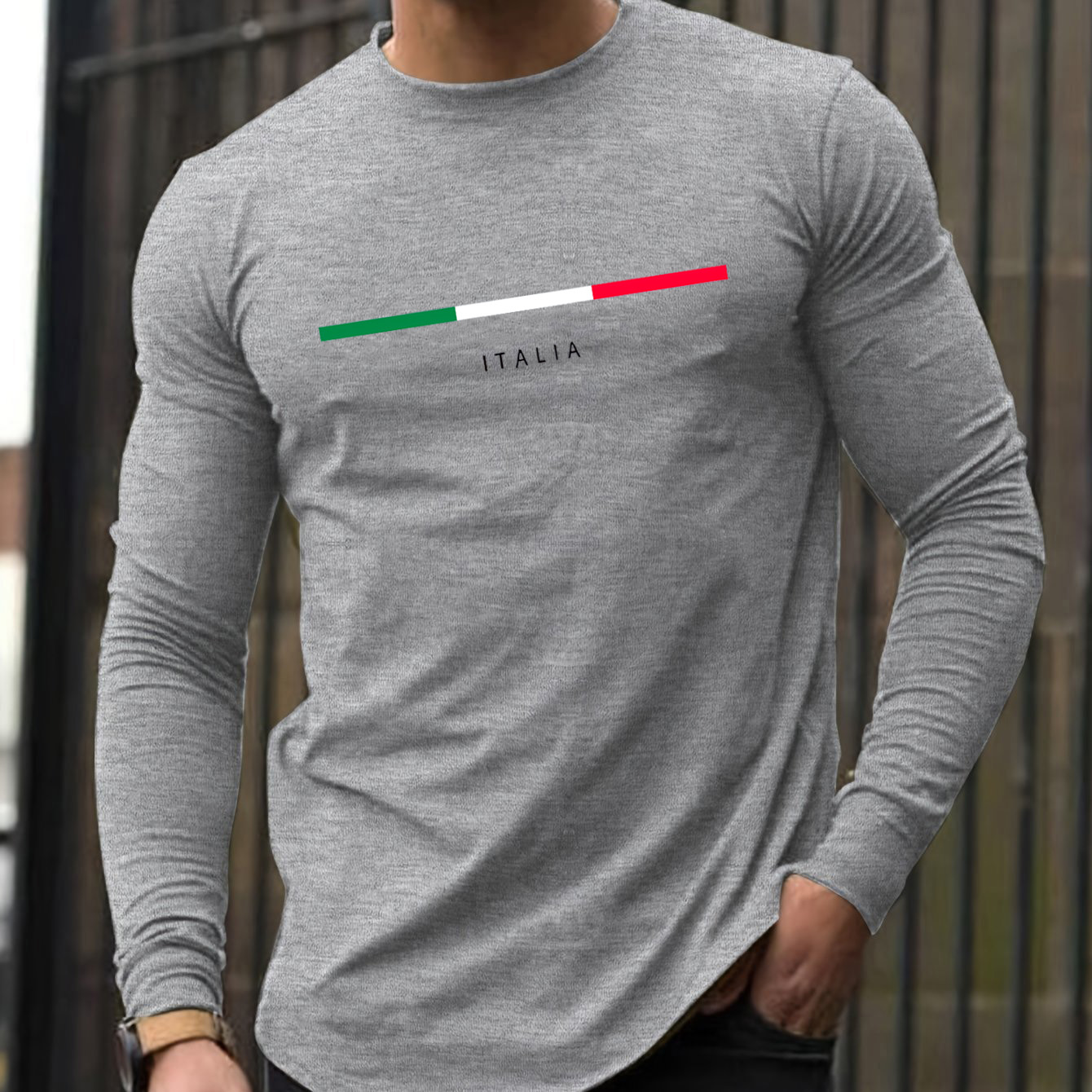 100% Pure Cotton Men's Long Sl - Mens Fashion Summer 评论和价格