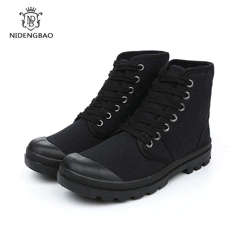 Men Boots New Casual Canvas Sh - Mens Fashion Trainers 评论和价格