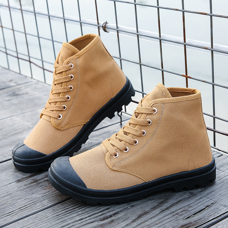 Men Boots New Casual Canvas Sh - Mens Fashion Trainers 评论和价格