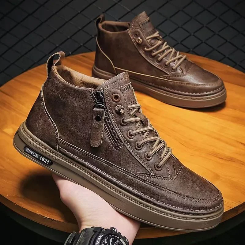 Men's Shoes Fashion High Top S - Mens Fashion Trainers 评论和价格
