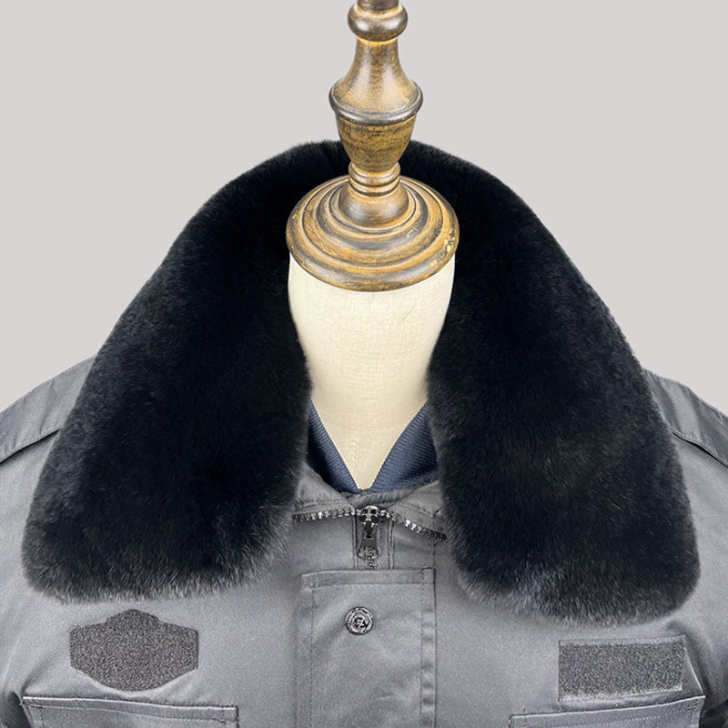 100% Rex Rabbit Fur Collar Men - Men'S Fashion Videos 评论和价格