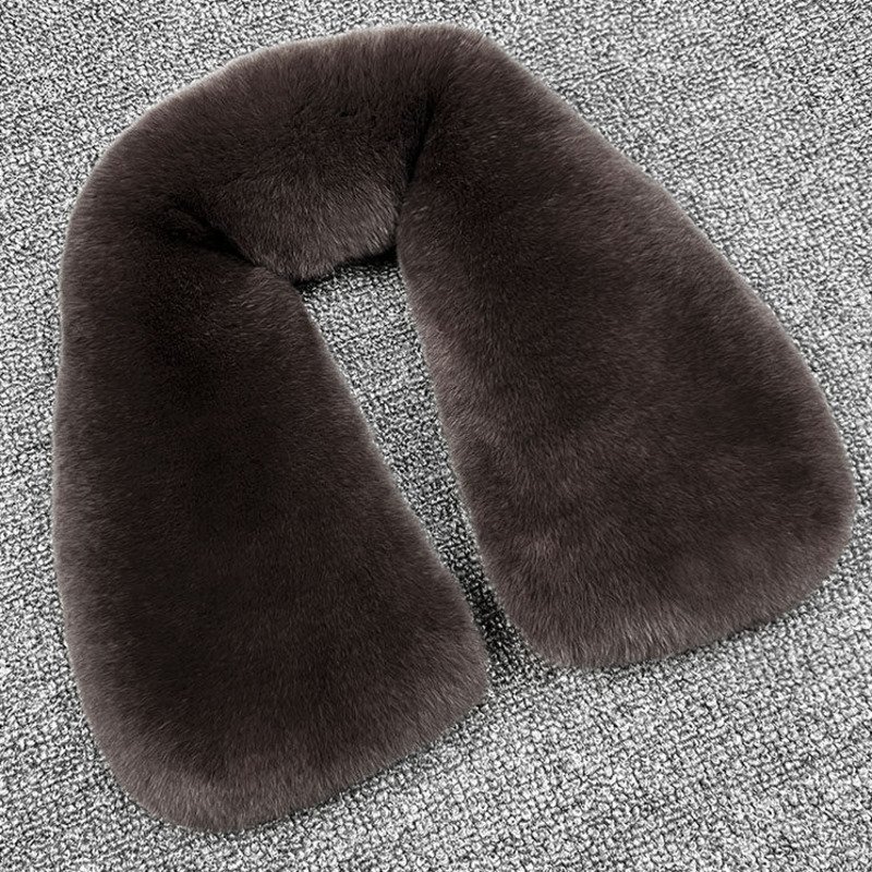100% Rex Rabbit Fur Collar Men - Men'S Fashion Videos 评论和价格
