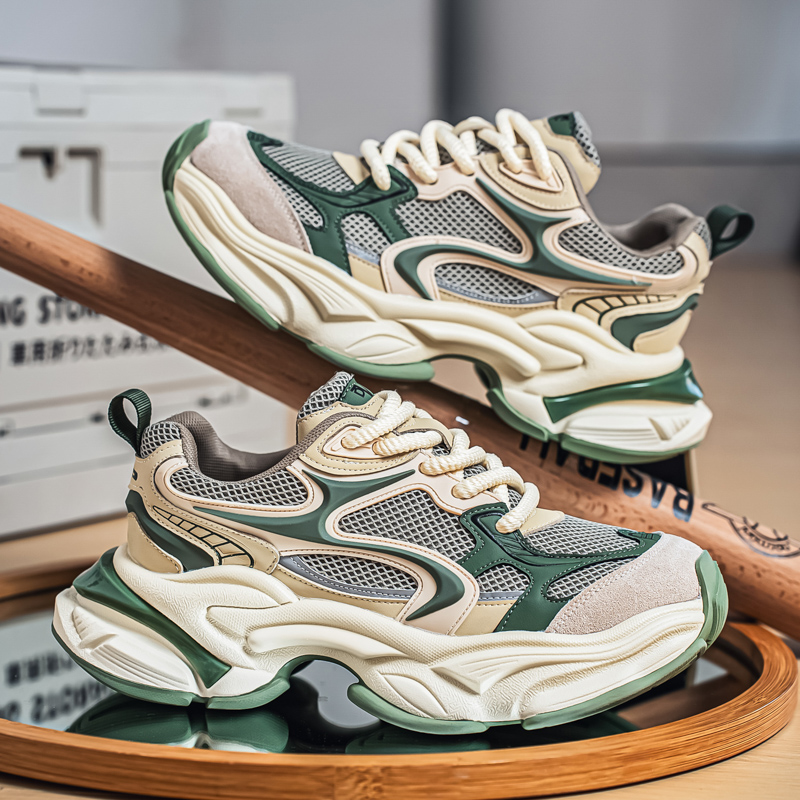 Men's Dad Shoes, Large Mesh Br - Mens Fashion Trainers 评论和价格