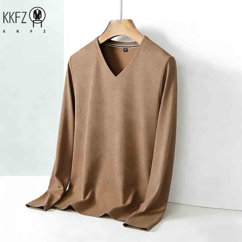 2026 New Men's Brown V-neck Lo - Mens Fashion Summer 评论和价格